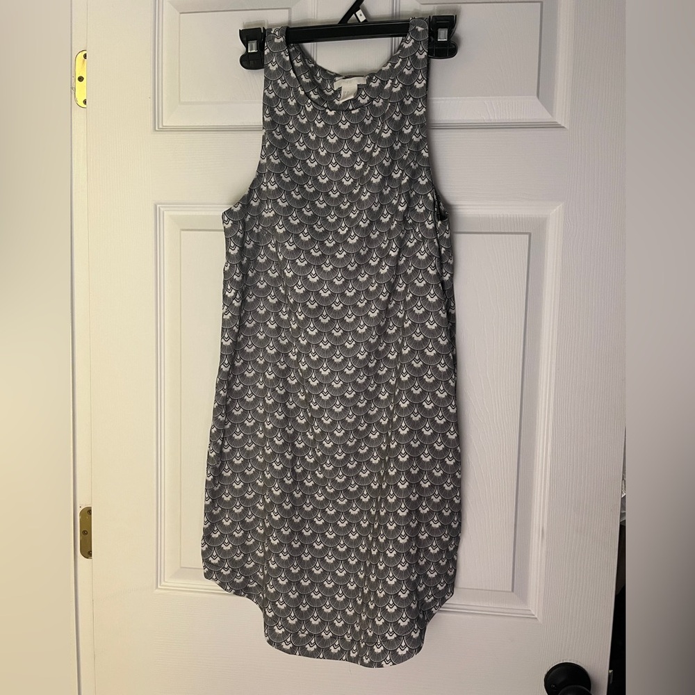 Patterned Shift Dress